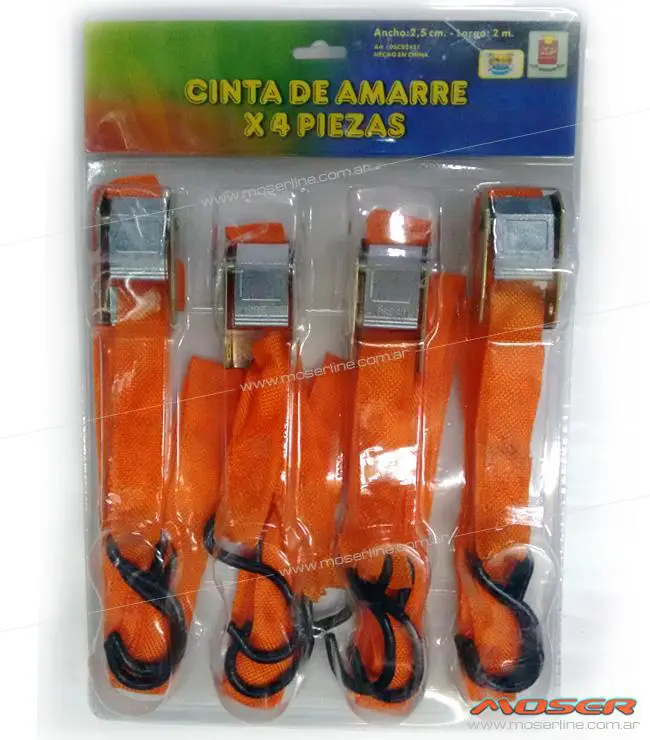 Cinta de amarre con cinta x 4, Cintas de amarre, LyF - Accesorios para  Vehículos Encendido Moser / Lamparas / Cosmética / Repuestos Autos /  Rosario, Santa Fe, Argentina