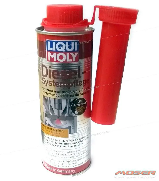 Liqui Moly / Aditivo limpiador de sistemas de inyección diesel common rail  - 250 ml / 8357 / SYSTEMPFLEGE DIESEL, Aerosoles / Liquidos Varios /  Adhesivos, Liqui Moly - Accesorios para Vehículos