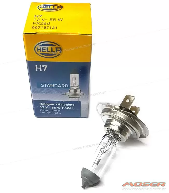 Lámpara Halógena H7 12V 55W PX26D