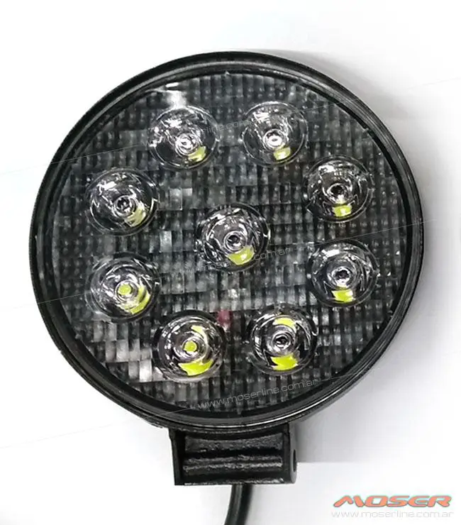 Luz LED Interior Redonda 12V Marco cromado