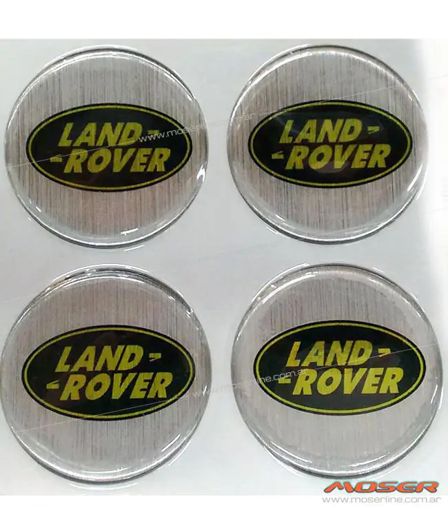 Centros de llanta Land Rover 49mm en resina - Imagen 1