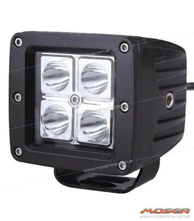 Faro Led Cree 4 Led 16w 12/24V Auto Jeep 4x4 Off Road Moto, Faros de LED,  LUXLED - Accesorios para Vehículos Encendido Moser / Lamparas / Cosmética /  Repuestos Autos / Rosario, Santa Fe, Argentina