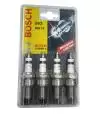 Juego De Bujias Bosch 4 Electrodos Wr78 Alemanas Rosca Larga
