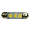Led tubular 39mm 3 SMD