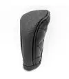 Cubre Palanca de Cambios Negro Acolchado Microperforado + Relieve Cierre