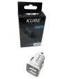 Cargador USB Dual 12/24V Salida 5V 3.1A Blanco