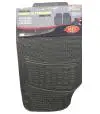Cubre Alfombras Goma 2 piezas, PVC, Medida 68x43cm Delanteras