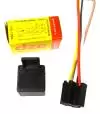 Relay Doble Salida 904 12v 50a Con Ficha 5 Vias