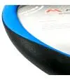 Cubrevolante PVC Negro Microperforado Con Azul de 38cm