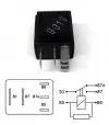 Micro Relay 9315 12V 20/10A inversor simple con resistencia