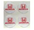 Centros de llanta Honda blanco 49mm en resina