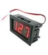 Voltímetro Digital para Empotrar 45mm x 26mm, 5-30v, Display números rojos
