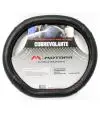 Cubrevolante Doble Base Plana Peugeot 208/2008 Detalles Costuras Rojas