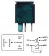 Micro Relay 9108 inversor simple con resistencia 12V 20/10A