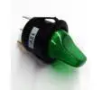 Llave de 1 punto con luz verde
