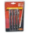 Jgo Salva Puertas Protector P/puerta Adh. Negro con Blanco X4 Linea