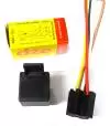 Relay Doble Salida 904 12v 50a Con Ficha 5 Vias