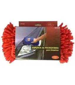 Esponja Microfibra Para Limpieza Auto Detailing Iael 21 x 10 x 5,5 cm