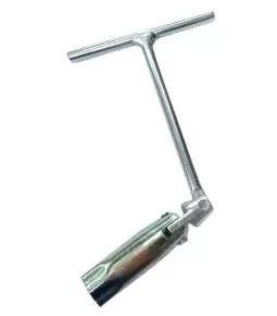 Saca Bujías Articulado Hexagono De 21mm Universal Largo 24cm