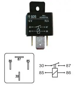 Relay DZE 926 12V 70A