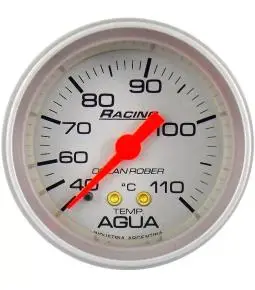Temperatura de Agua 110°c capilar 2mts Racing Plata