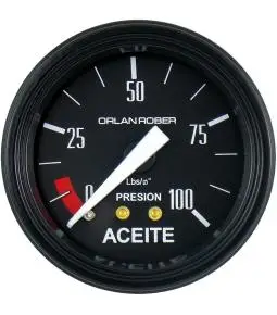 Presion De Aceite Orlan Rober Negro Classic 52mm 100lbs
