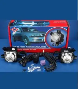 Kit faros auxiliares Gol 3 / Saveiro 00/05