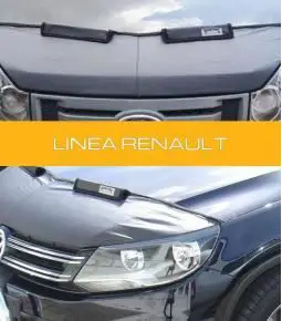 Media mascara de cuerina con felpa interior. Linea Renault Clio, Kangoo, Duster, Laguna, 9, 11, 12, 21, Logan, Scenic, Megane, Sandero, Traffic, Twingo