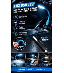Luz de Mapa Led Flexible para USB