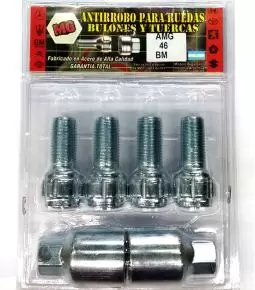 Bulones Antirrobo / Seguridad Volkswagen Nivus, T Cross, Taos, Virtus, Nuevo Polo, Golf modelo nuevo, Bora, Vento, Fox, Suran