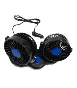 Set de Ventilador Doble 12v / Diámetro 10,5 cm 