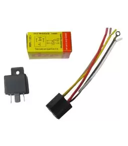 Rele Relay Inversor Dze 9041 12v 50a Con Ficha 5 Vias