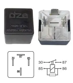Relay 9035 Interruptor Simple con Resistencia 12V 40A