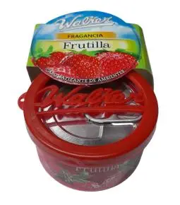 Latas Aromatizante en Gel Fragancia Frutilla
