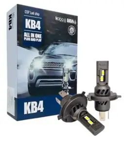 Kit Cree Led Kobo KB4 H4 12v 30w Chip Csp Canbus All In One