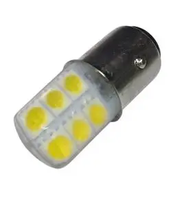 Led GEL 2 polos 21/5w Blanca P21/5W