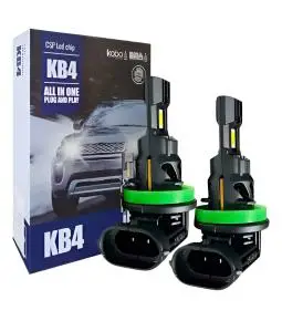 Kit Cree Led Kobo KB4 H11 12v 30w Chip Csp Canbus All In One