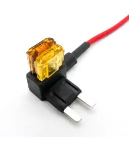 Cable derivador aéreo para fusible plano mini, permite tomar 2 circuitos distintos de fusibles mini desde una sola ficha