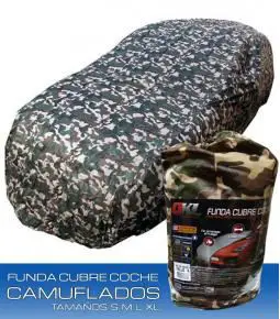 Cubre coche camuflado - Tamaño S Small