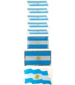 Banderas Argentina resina varios tamaños