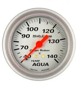 Temperatura de agua  2m plata linea High Comp 66mm