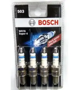 Bujias WR78 4 electrodos rosca larga