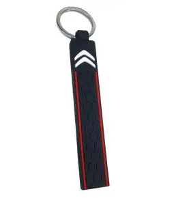 Llavero Cinta de Goma con Logo Citroen Largo 12cm