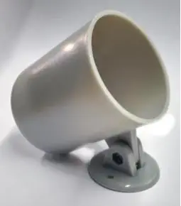 Carcaza instrumental 52mm plastica gris