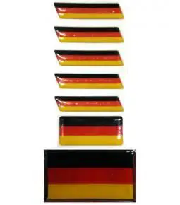 Banderas Alemania resina varios tamaños