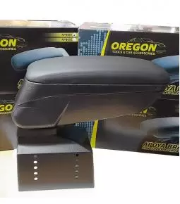 Apoya Brazo Negro Rebatible con Porta Objetos Linea Universal Oregon