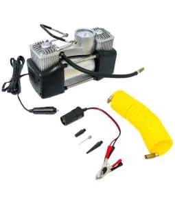 Compresor Aire Doble Pistón 150 psi, c/bolso de guardado