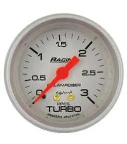 Presion de turbo 3Kg racing plata