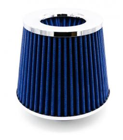 Filtro de aire Bicónico Azul Boca de 63,5 mm 