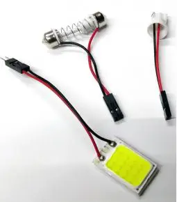 Plaqueta de Led Interior 18 COB Adhesiva con Adaptadores